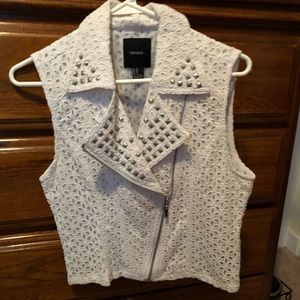 White lace vest, never worn